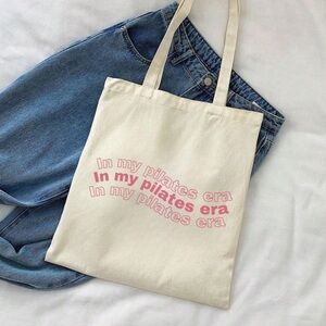 In my Pilates era Canvas Tote Bag